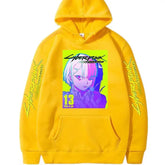Lucy Cyberpunk Long Sleeve Hooded Sweatshirt Harajuku